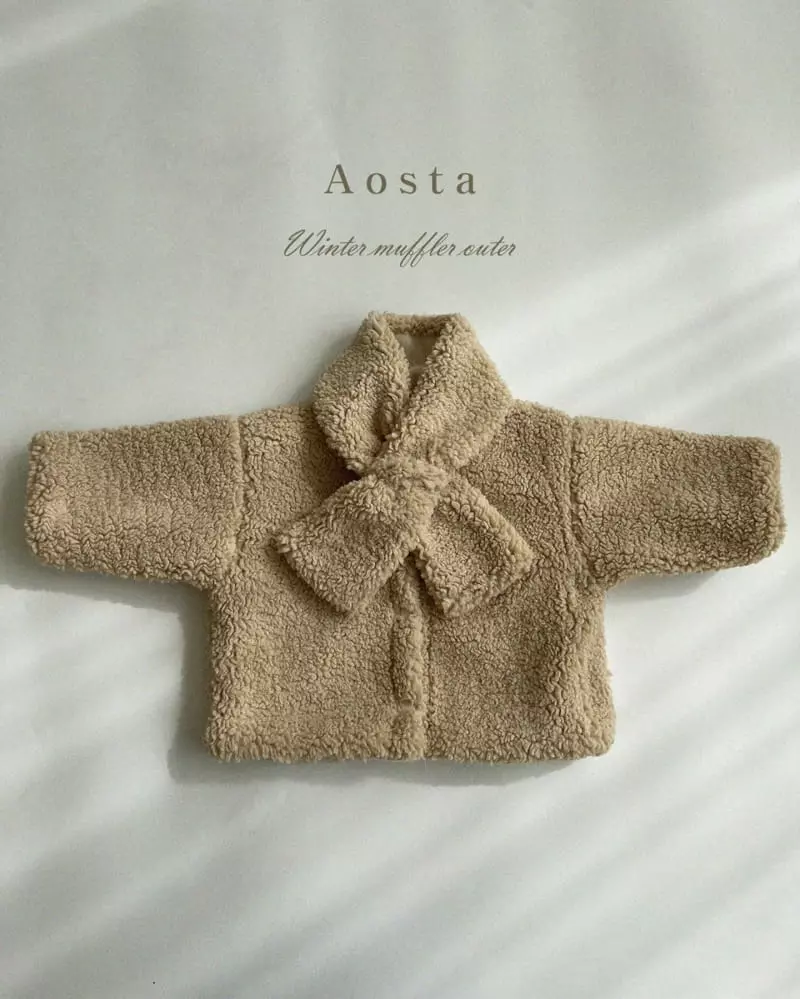Aosta - Korean Children Fashion - #prettylittlegirls - Muffler Jacket - 8