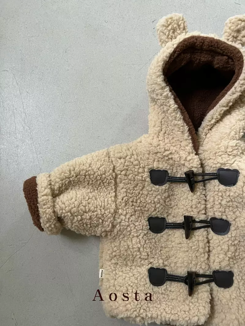 Aosta - Korean Children Fashion - #prettylittlegirls - Bear Jacket - 6