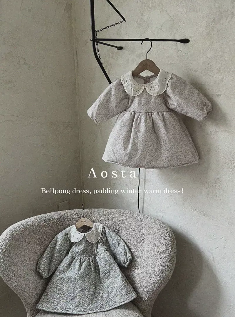 Aosta - Korean Children Fashion - #prettylittlegirls - Bell Pong One-piece - 2