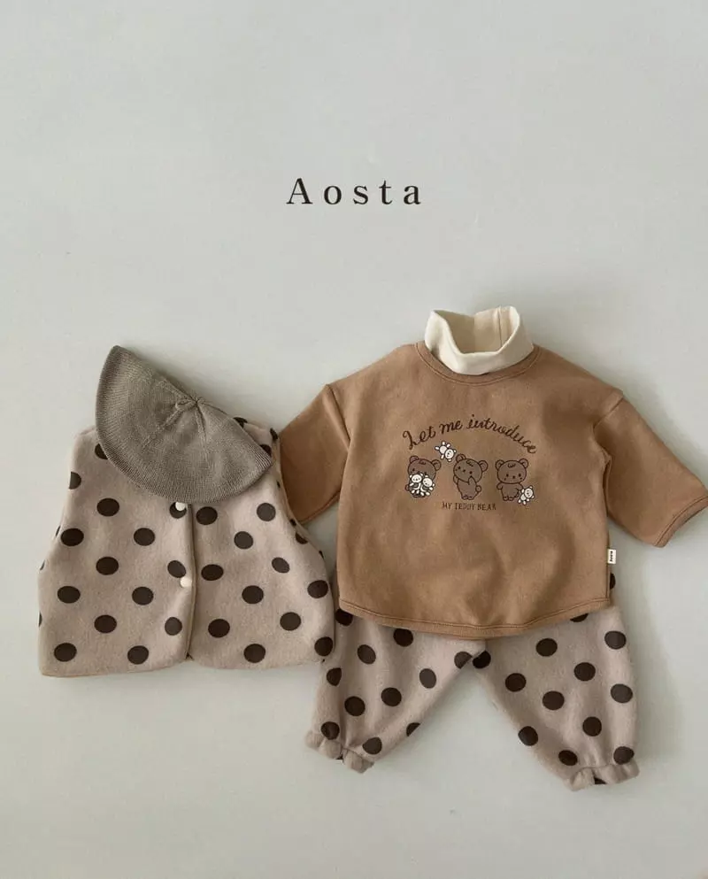 Aosta - Korean Children Fashion - #prettylittlegirls - Bear Three Tee - 11