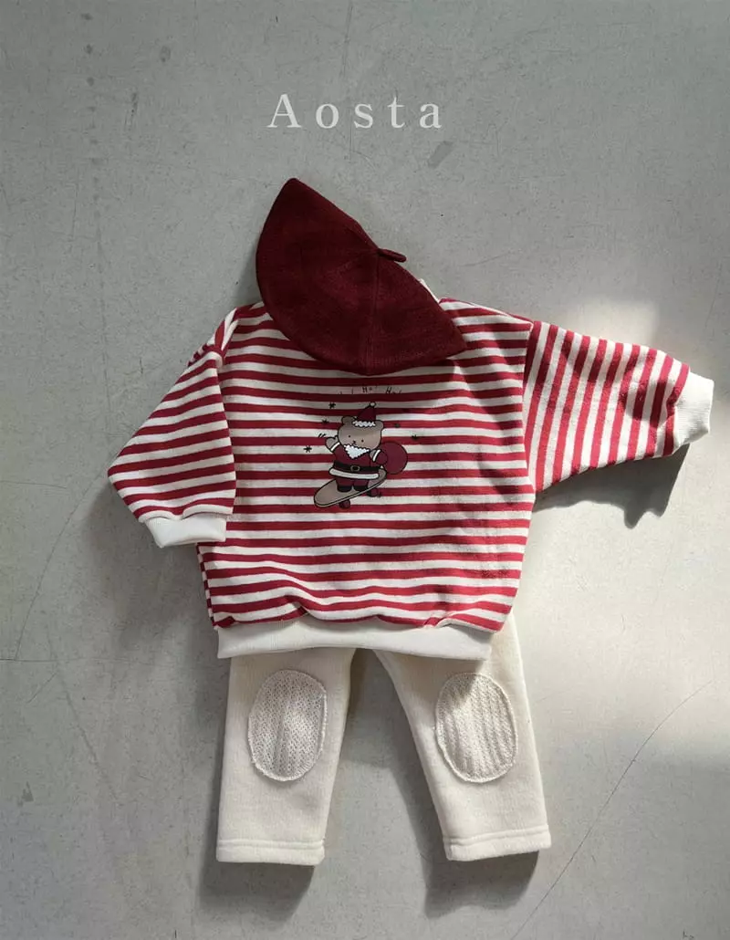 Aosta - Korean Children Fashion - #prettylittlegirls - Santa Bear Tee - 7