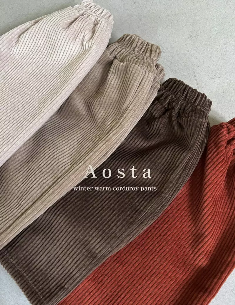 Aosta - Korean Children Fashion - #prettylittlegirls - Rib PAnts - 2