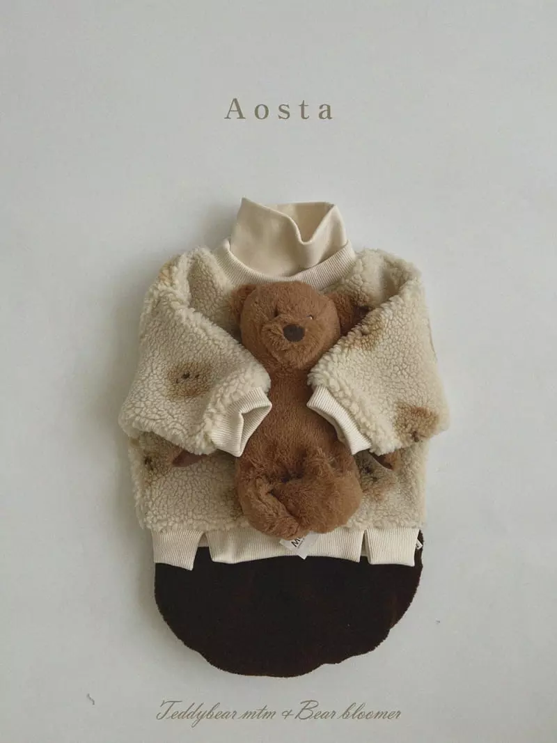 Aosta - Korean Children Fashion - #stylishchildhood - Teddy Bear Bloomer - 3