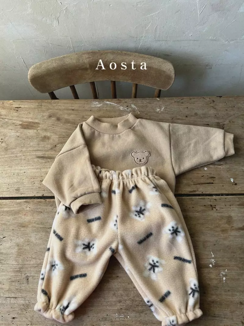 Aosta - Korean Children Fashion - #stylishchildhood - Mini Bear Sweatshirt - 9