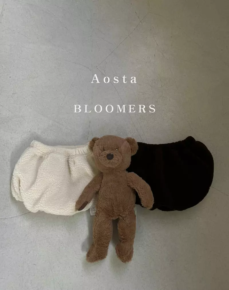 Aosta - Korean Children Fashion - #todddlerfashion - Teddy Bear Bloomer