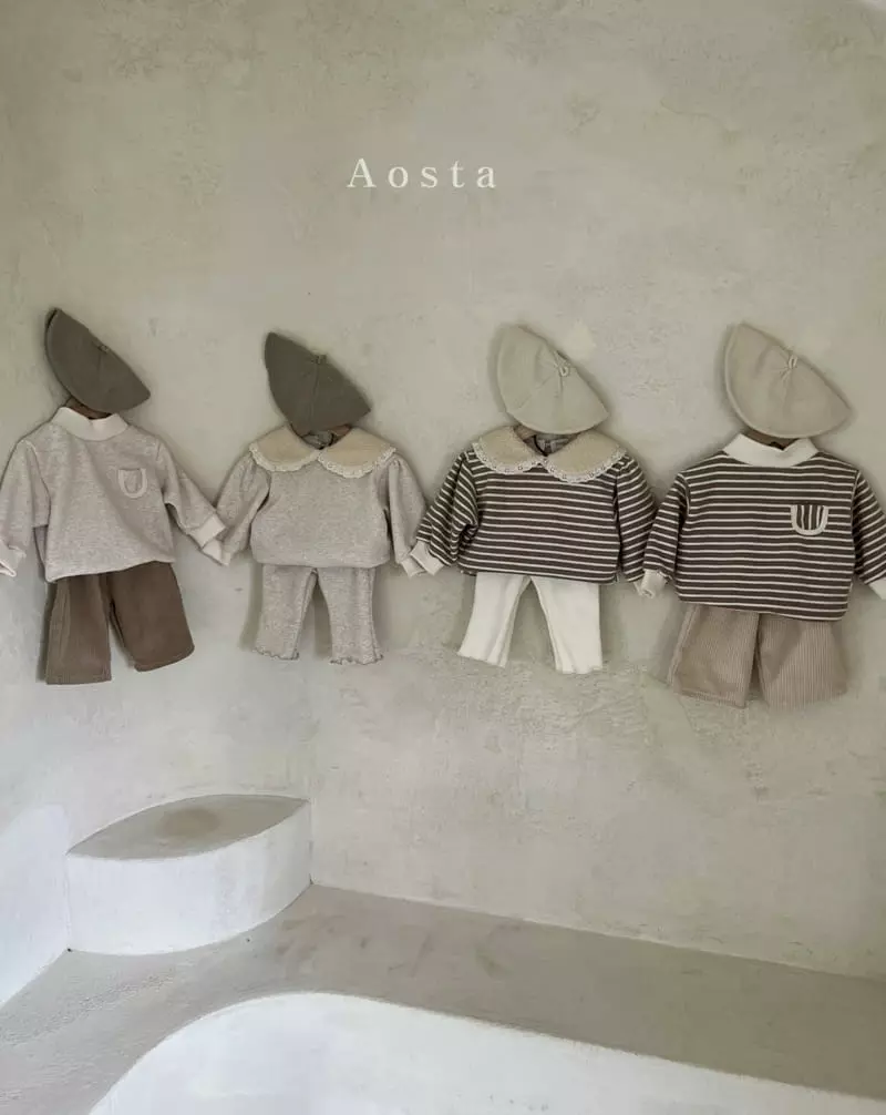 Aosta - Korean Children Fashion - #todddlerfashion - Bam Frill Sweatshirt - 9