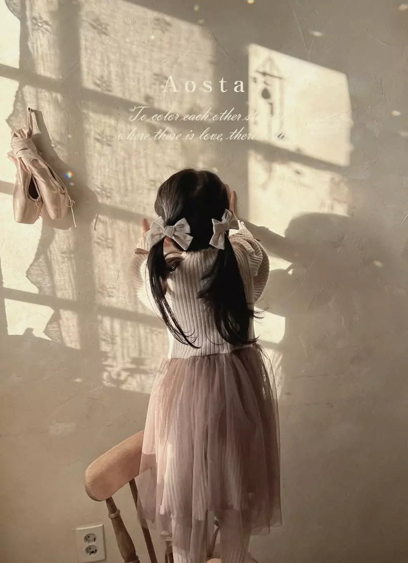 Aosta - Korean Children Fashion - #todddlerfashion - Camellia One-piece - 5