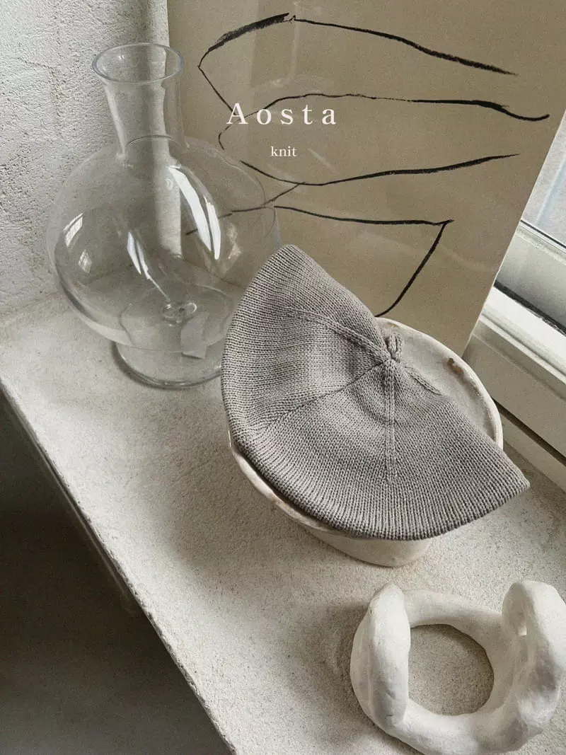 Aosta - Korean Children Fashion - #toddlerclothing - Knit Beret Hat - 6