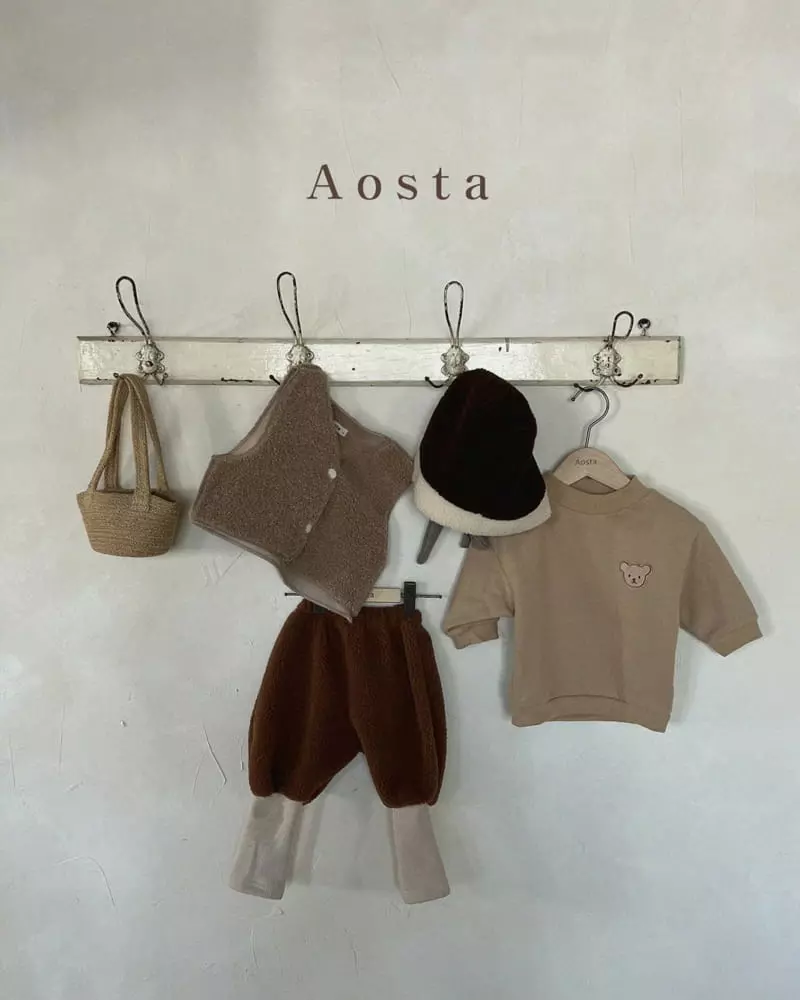 Aosta - Korean Children Fashion - #toddlerclothing - Mini Bear Sweatshirt - 8