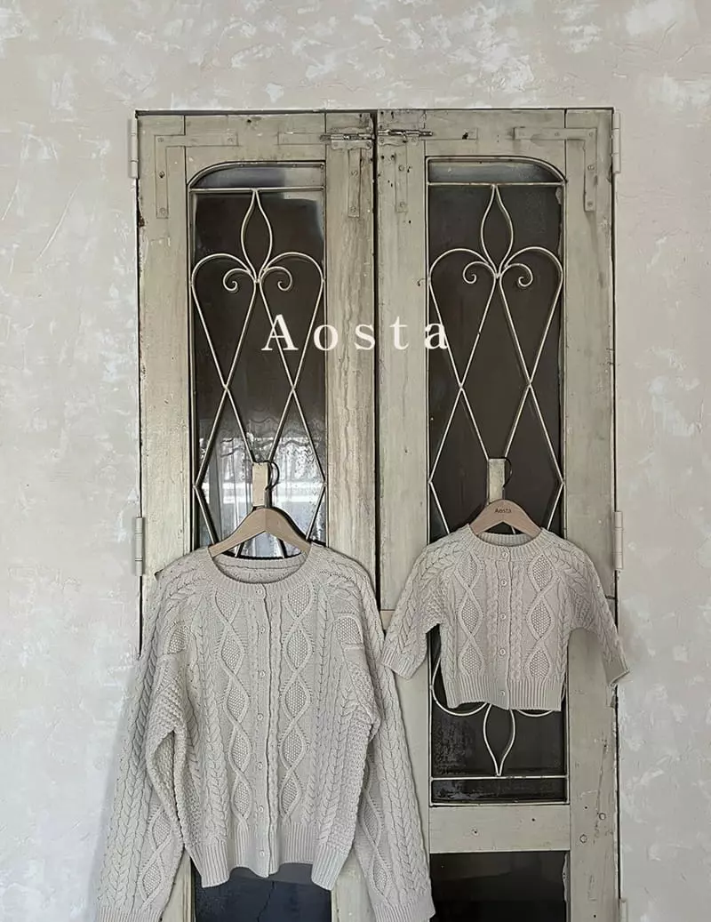 Aosta - Korean Women Fashion - #momslook - Mom Twid Cardigan - 10