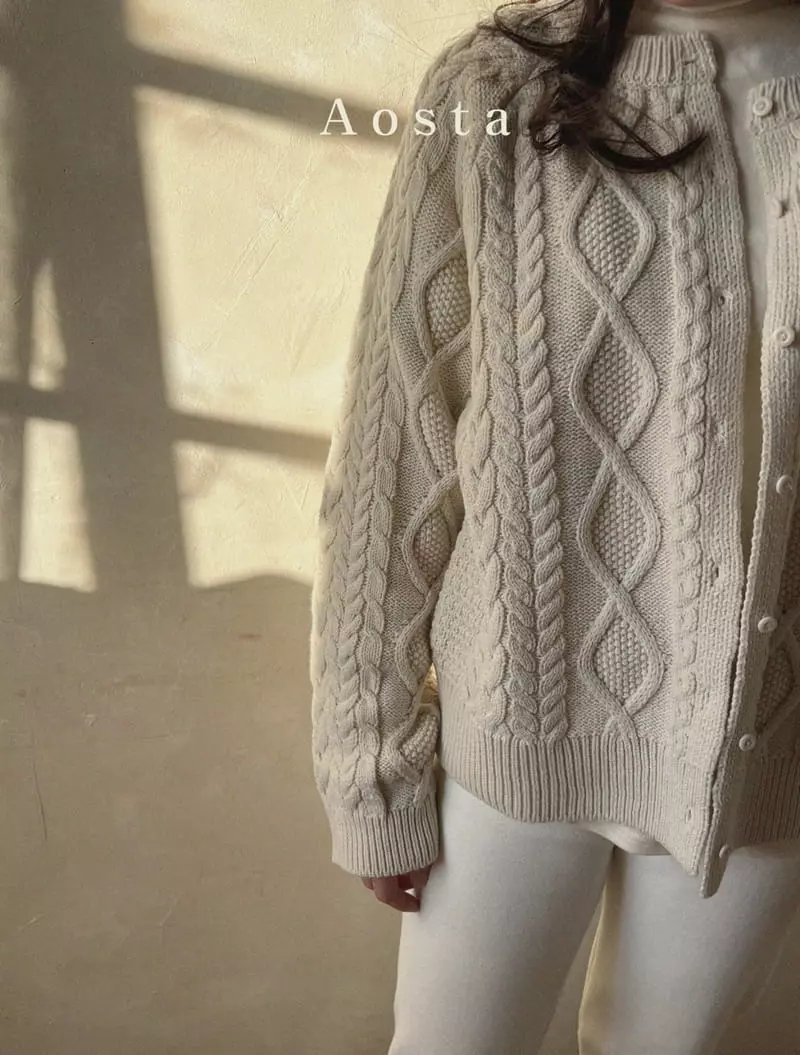 Aosta - Korean Women Fashion - #momslook - Mom Twid Cardigan - 12