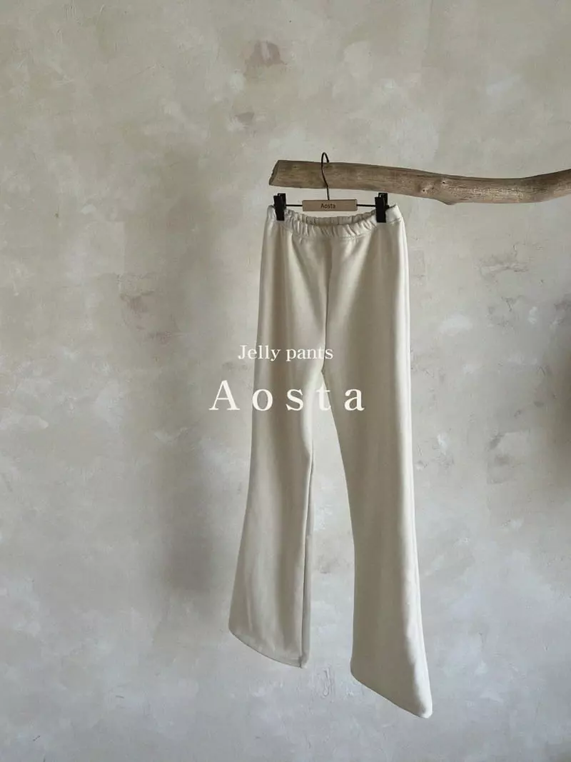 Aosta - Korean Women Fashion - #romanticstyle - Mom Jelly Pants - 3
