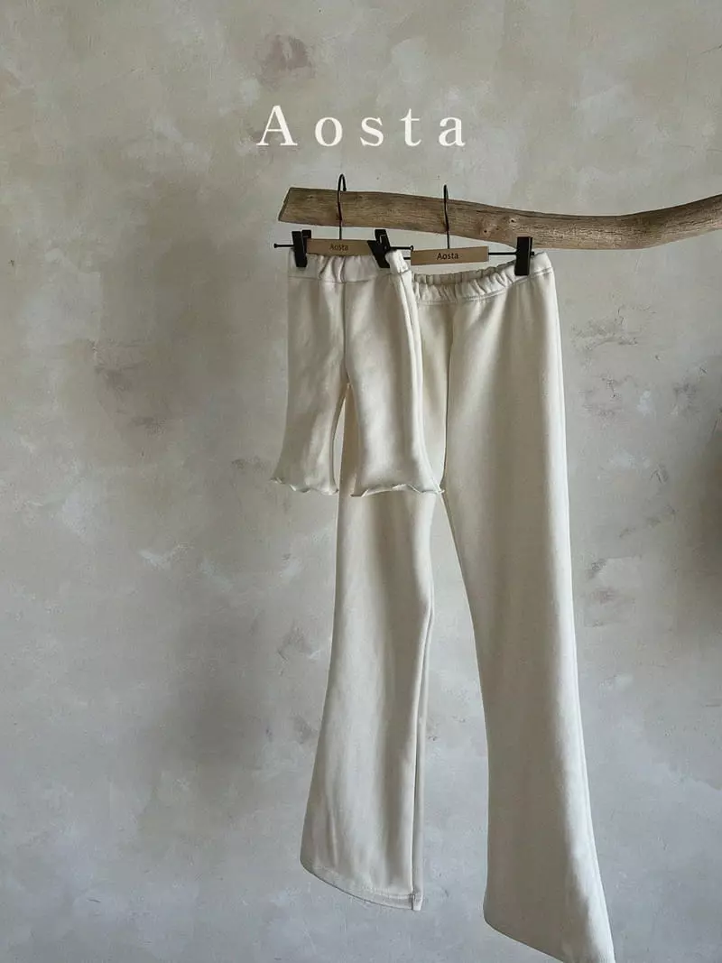 Aosta - Korean Women Fashion - #romanticstyle - Mom Jelly Pants - 4