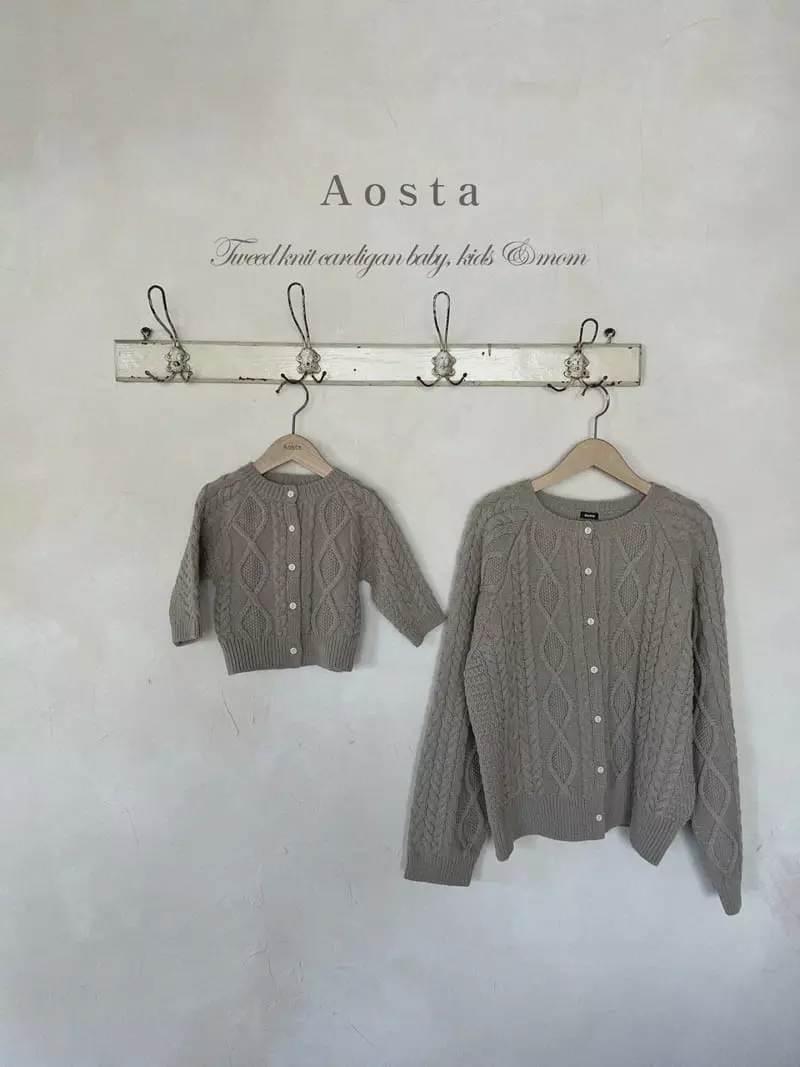 Aosta - Korean Women Fashion - #shopsmall - Mom Twid Cardigan - 4