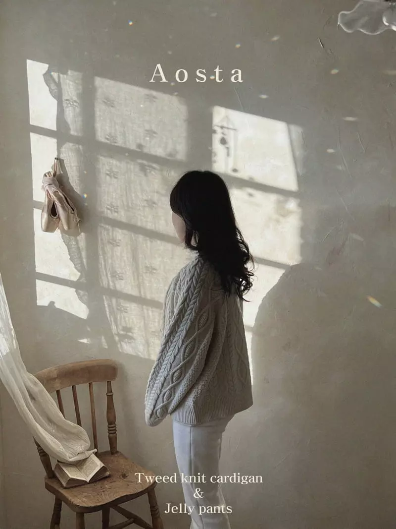 Aosta - Korean Women Fashion - #womensfashion - Mom Twid Cardigan - 11