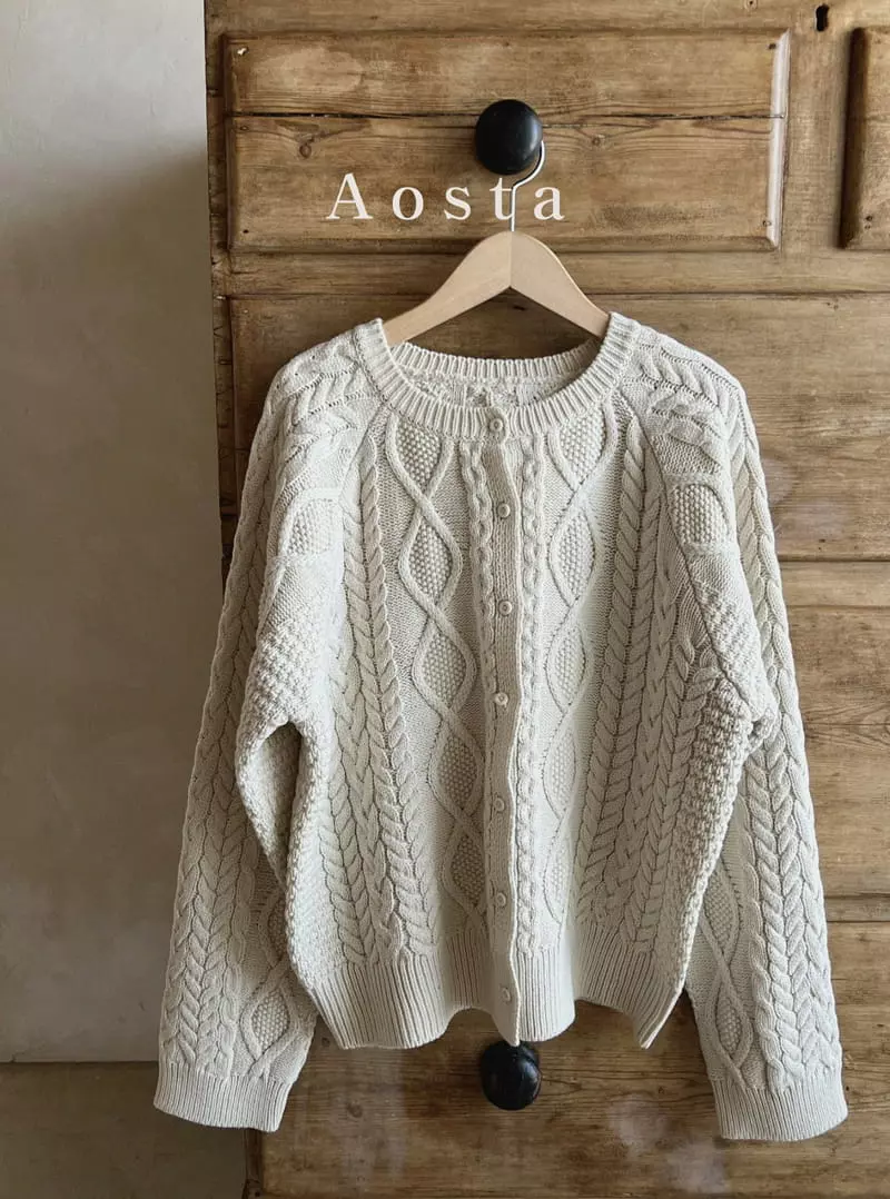 Aosta - Korean Women Fashion - #womensfashion - Mom Twid Cardigan - 9
