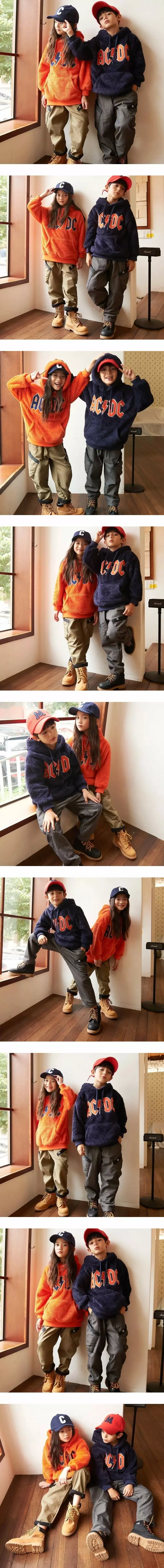 Apple Smile - Korean Children Fashion - #kidsstore - Boa Hoody 