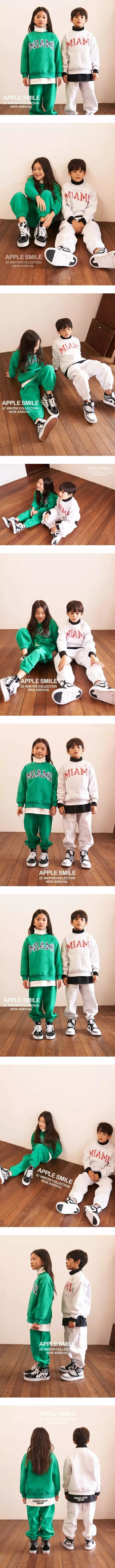 Apple Smile - Korean Children Fashion - #littlefashionista - Maiamy Sweatshirt