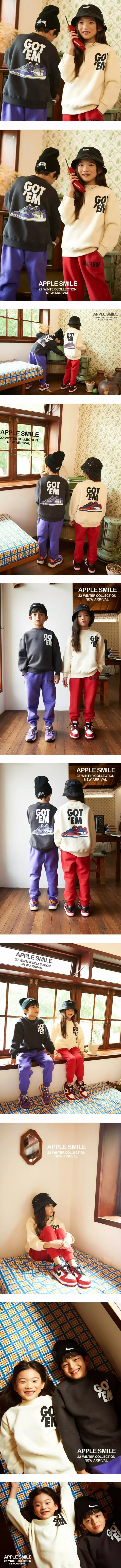 Apple Smile - Korean Children Fashion - #minifashionista - Shoes Sweatshirt