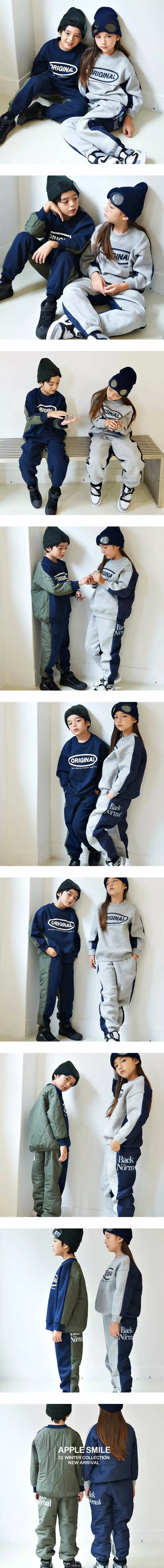 Apple Smile - Korean Children Fashion - #prettylittlegirls - Original Sweatshirt