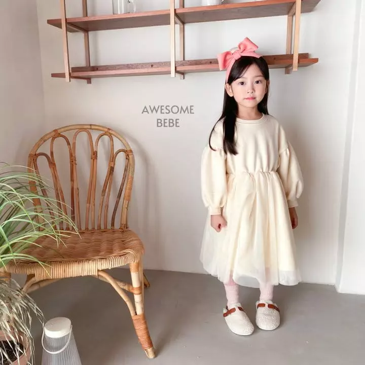 Awesome Bebe - Korean Children Fashion - #Kfashion4kids - Snow Mesh One-piece - 9
