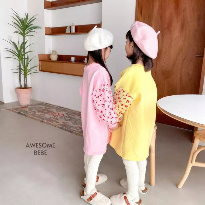 Awesome Bebe - Korean Children Fashion - #Kfashion4kids - Cherry Sleeves Mesh Skirt - 8