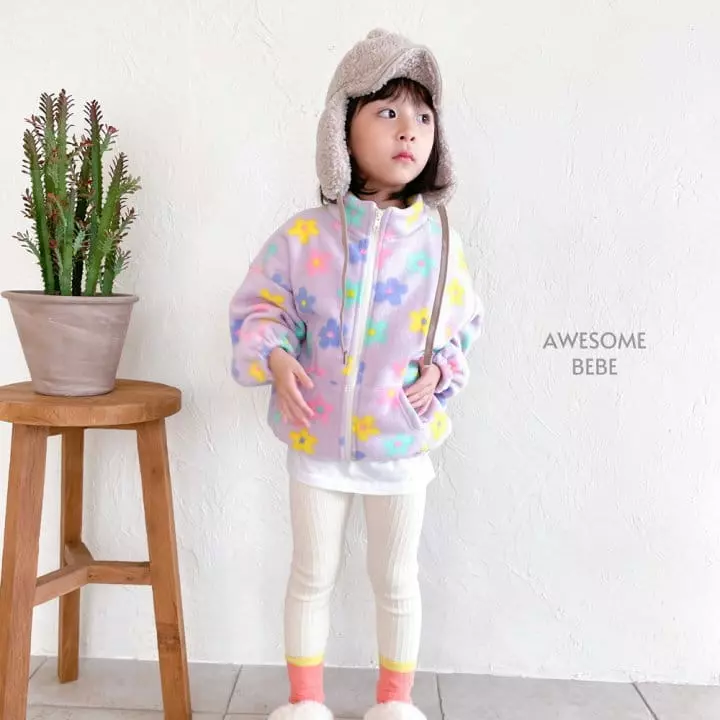 Awesome Bebe - Korean Children Fashion - #kidzfashiontrend - Fleece Jumper - 4