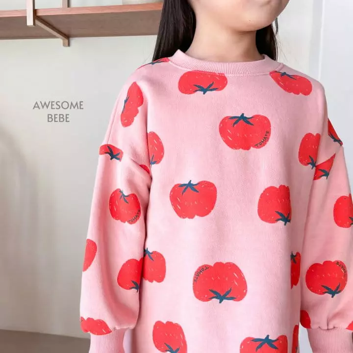 Awesome Bebe - Korean Children Fashion - #Kfashion4kids - Tomato Fleece One-piece - 2