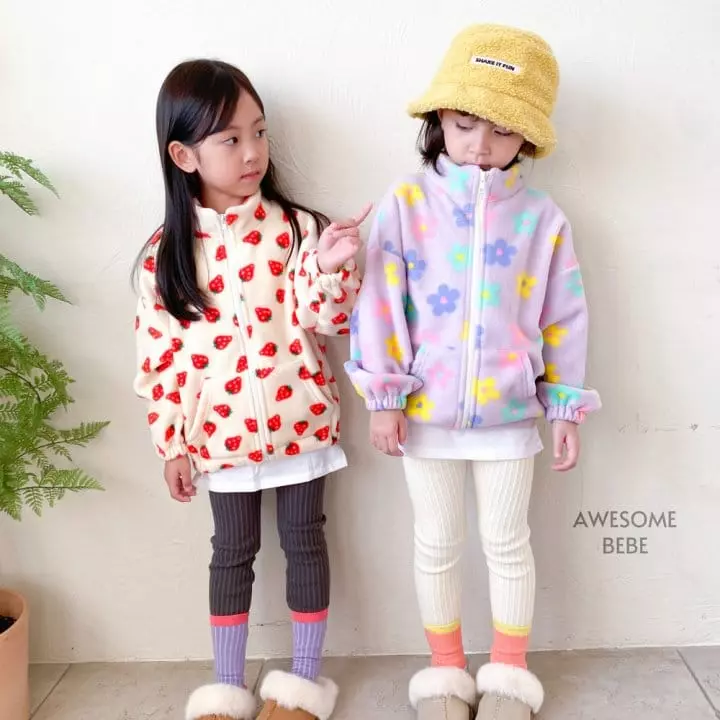 Awesome Bebe - Korean Children Fashion - #childofig - Fleece Jumper - 12