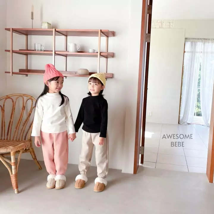 Awesome Bebe - Korean Children Fashion - #designkidswear - Frise Turtleneck Tee - 7