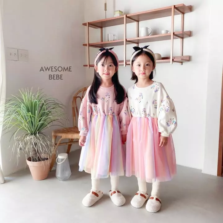 Awesome Bebe - Korean Children Fashion - #discoveringself - Unicorn One-piece - 2