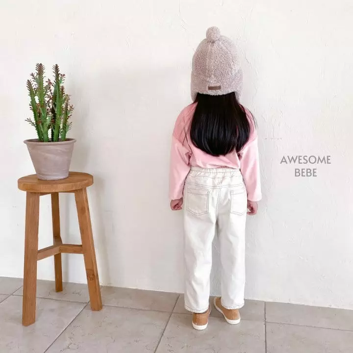 Awesome Bebe - Korean Children Fashion - #discoveringself - bear Boodle Half Turtleneck Tee - 6