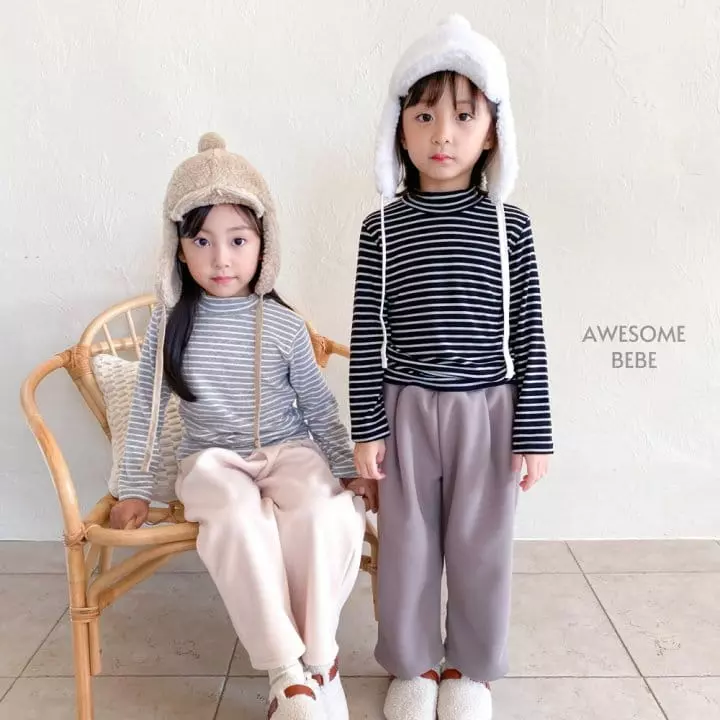 Awesome Bebe - Korean Children Fashion - #kidsshorts - Pintuck Bonding Pants - 5