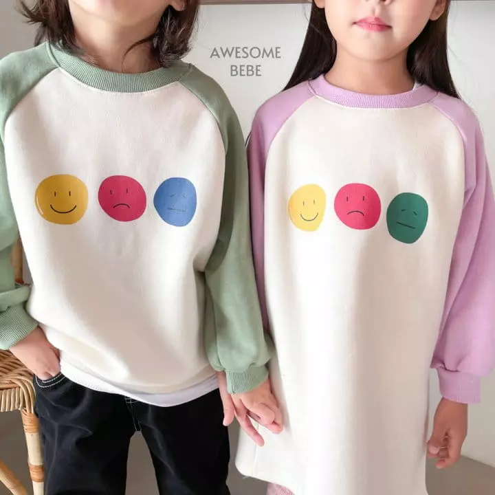 Awesome Bebe - Korean Children Fashion - #kidsstore - Traffic Raglan Sweatshirt - 2