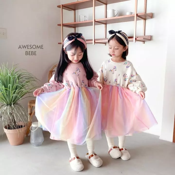 Awesome Bebe - Korean Children Fashion - #littlefashionista - Unicorn One-piece - 8