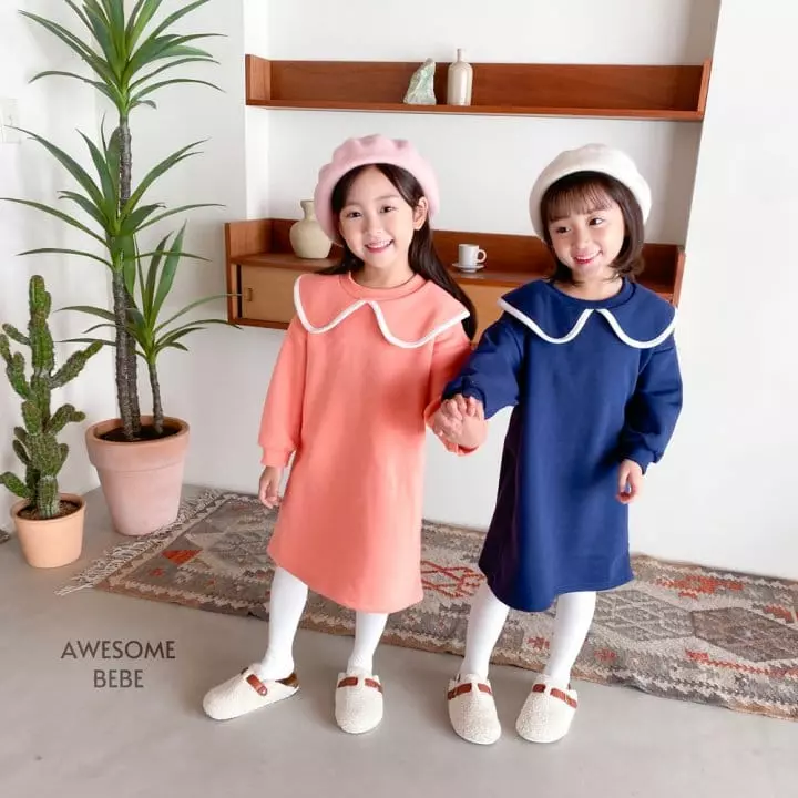 Awesome Bebe - Korean Children Fashion - #littlefashionista - Sailor Fleece One-piece - 7