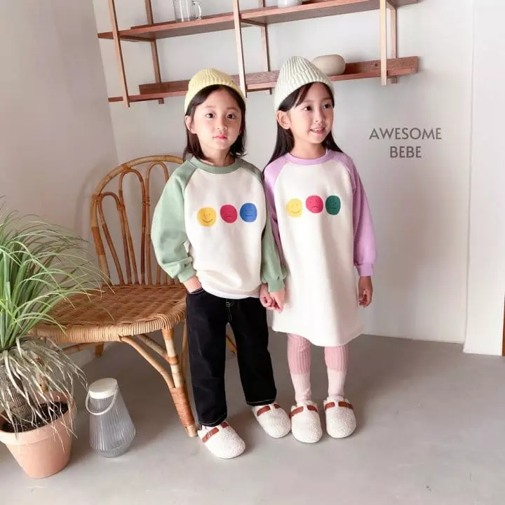 Awesome Bebe - Korean Children Fashion - #littlefashionista - Traffic Raglan Sweatshirt - 5