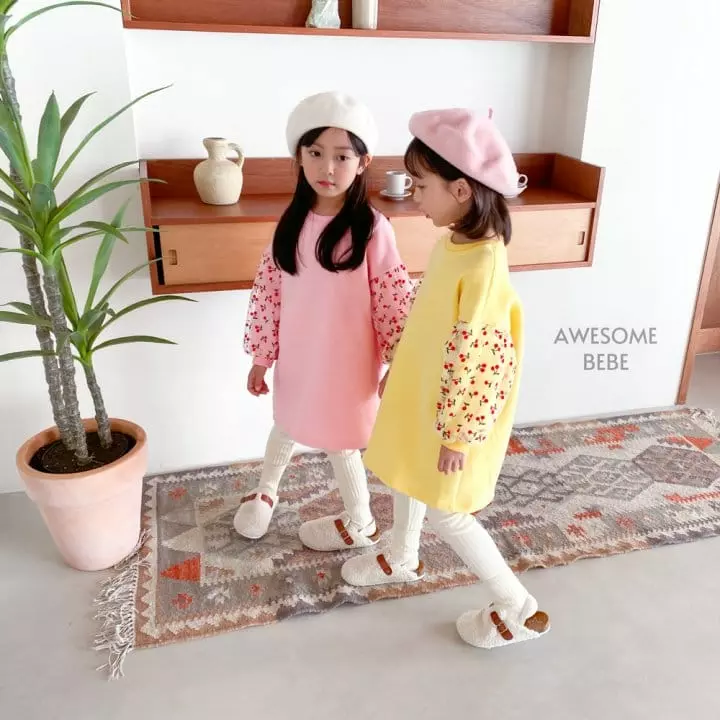 Awesome Bebe - Korean Children Fashion - #minifashionista - Cherry Sleeves Mesh Skirt - 11