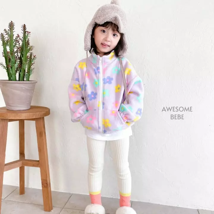 Awesome Bebe - Korean Children Fashion - #prettylittlegirls - Fleece Jumper - 8