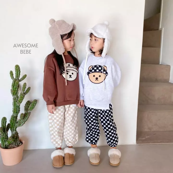 Awesome Bebe - Korean Children Fashion - #prettylittlegirls - Hat Bear Sweatshirt - 5