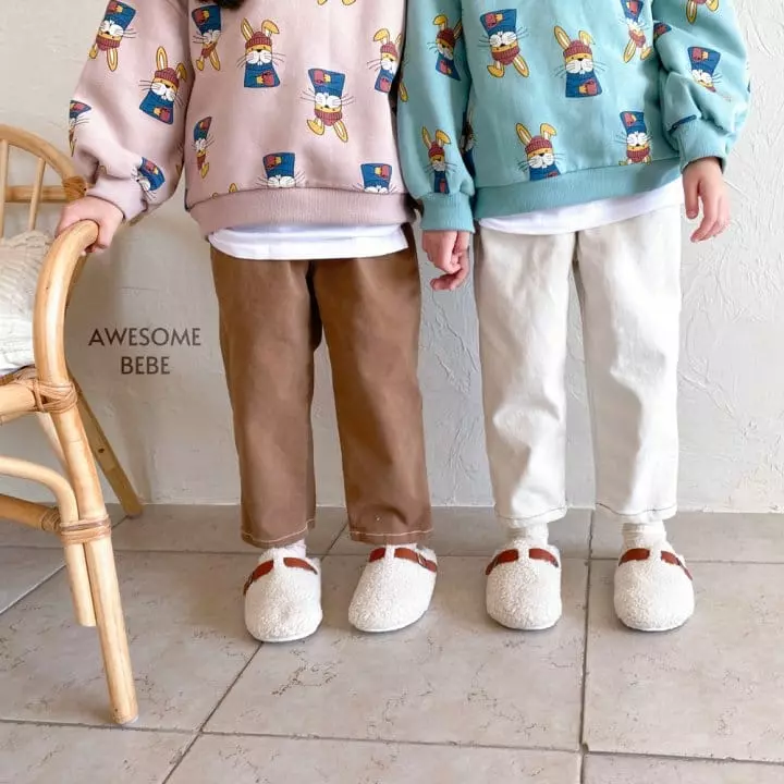 Awesome Bebe - Korean Children Fashion - #minifashionista - Stitch Span Pants - 4