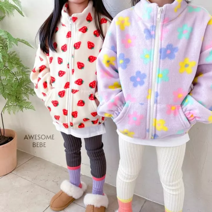 Awesome Bebe - Korean Children Fashion - #stylishchildhood - Fleece Jumper - 11