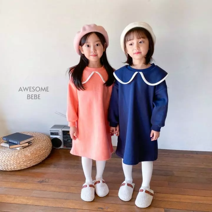 Awesome Bebe - Korean Children Fashion - #todddlerfashion - Sailor Fleece One-piece - 11
