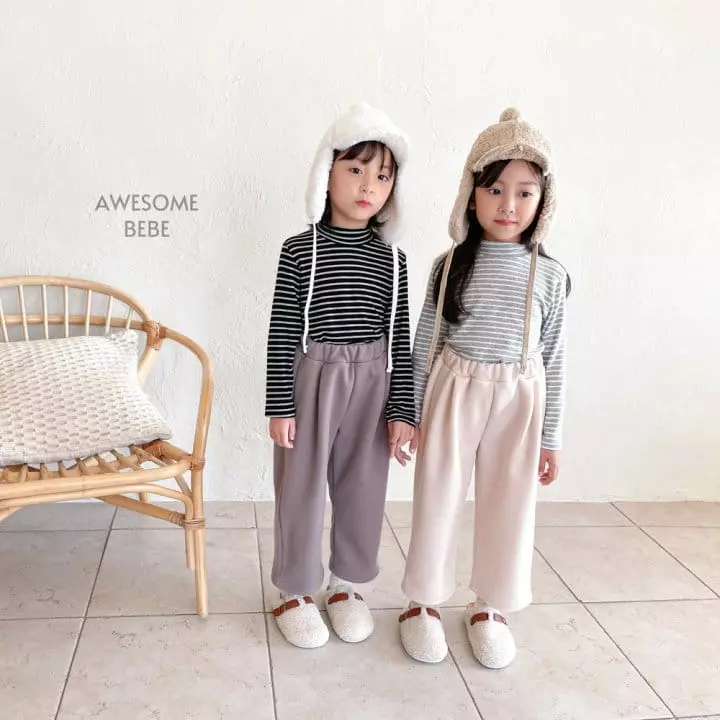 Awesome Bebe - Korean Children Fashion - #todddlerfashion - Stripes Tee - 3