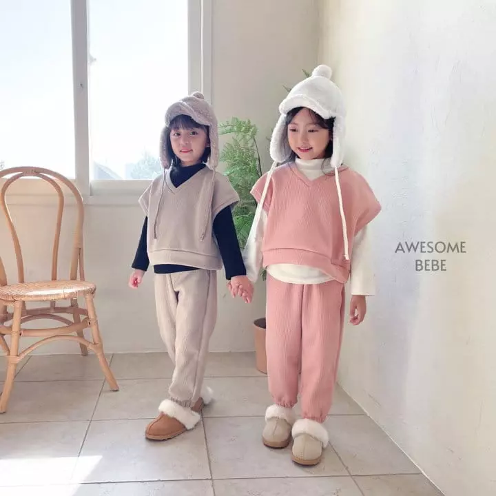 Awesome Bebe - Korean Children Fashion - #todddlerfashion - Frise Turtleneck Tee - 2