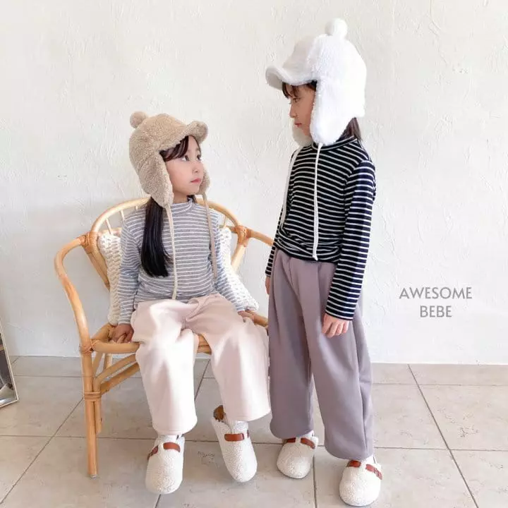 Awesome Bebe - Korean Children Fashion - #todddlerfashion - Stripes Tee - 4