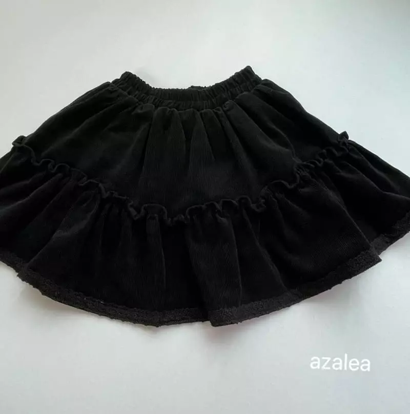Azalea - Korean Children Fashion - #fashionkids - Frill Rib Skirt - 3