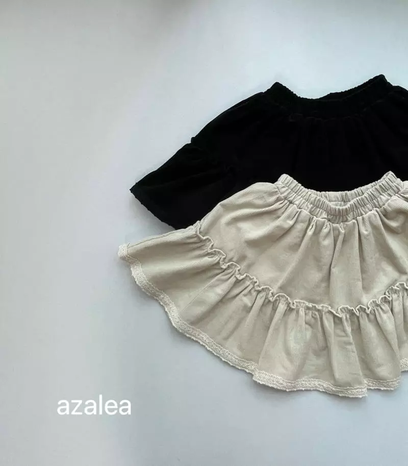 Azalea - Korean Children Fashion - #kidsstore - Frill Rib Skirt - 5