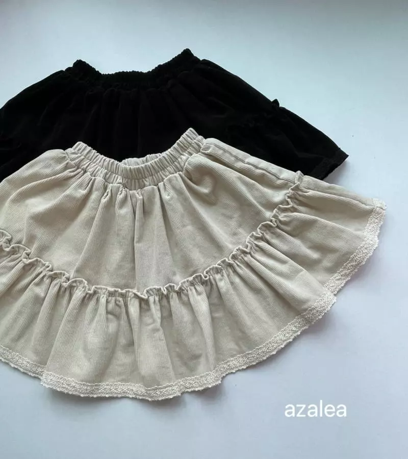 Azalea - Korean Children Fashion - #kidzfashiontrend - Frill Rib Skirt - 6