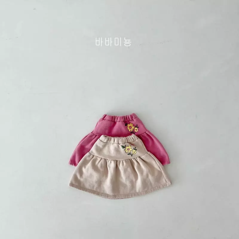 Babar Mignon - Korean Children Fashion - #Kfashion4kids - Flower Long Skirt - 3